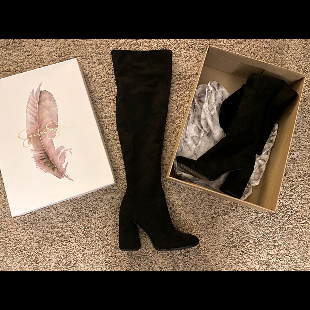 Jessica Simpson knee high boots